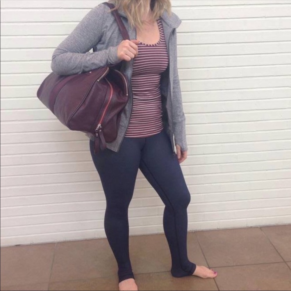 Lululemon Inkwell Denim wonderunders low rise